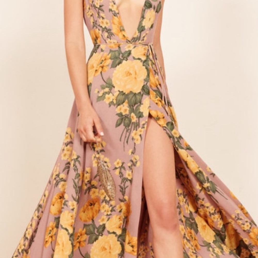 Reformation Rosey Dress in Antoinette XS